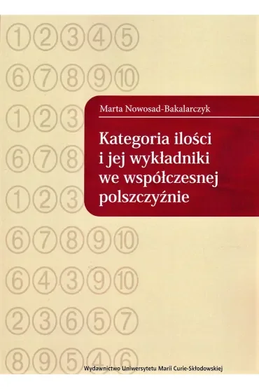 Kategoria ilości i jej wykładniki we współczesnej polszczyźnie