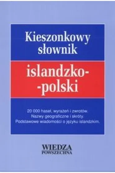 Kieszonkowy słownik islandzko - polski