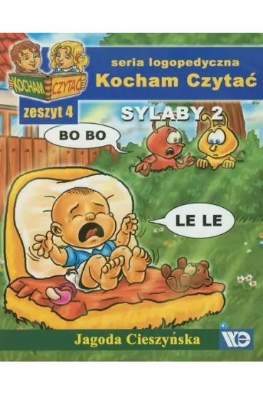Kocham czytać Zeszyt 4 Sylaby 2  (B, L)
