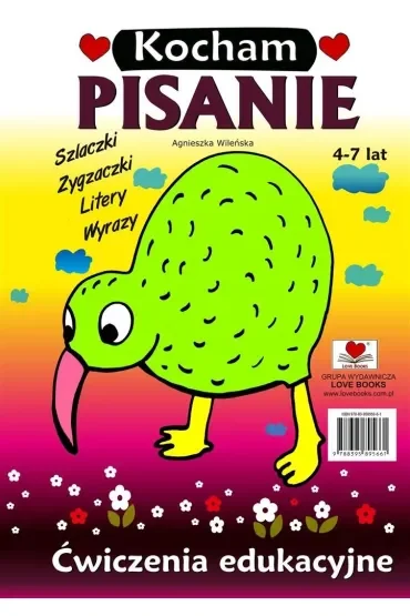 Kocham pisanie Ćwiczenia edukacyjne 4-7 lat