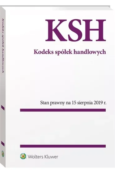 Kodeks spółek handlowych (wyd. 8/2019)