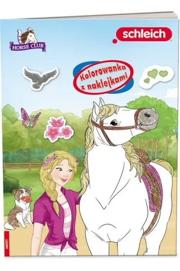 Kolorowanka z naklejkami. Schleich Horse Club