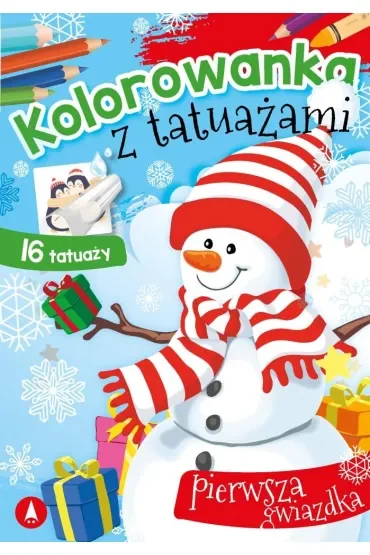 Pierwsza gwiazdka. Kolorowanka z tatuażami