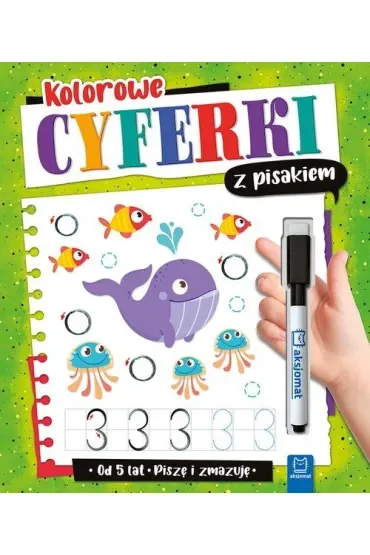 KSIAZECZKA EDUK 205X240 KOL CYFERKI PISAK AKS