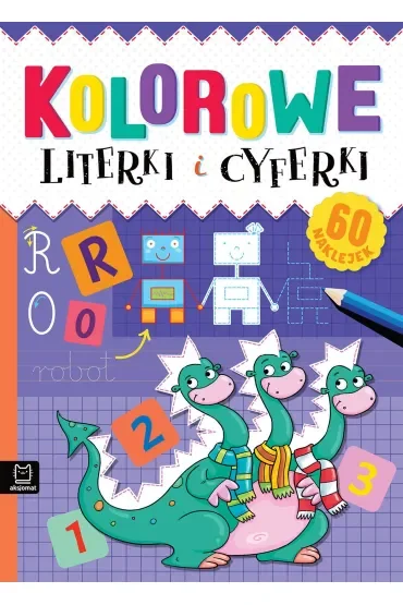 Kolorowe literki i cyferki