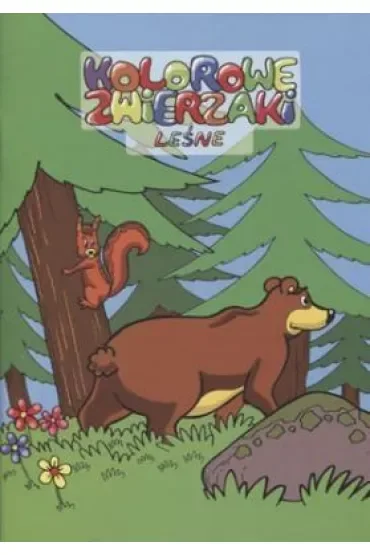 Kolorowe zwierzaki leśne