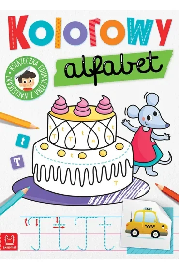 Kolorowy alfabet. Edukacyjna książeczka