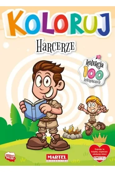Harcerze. Koloruj