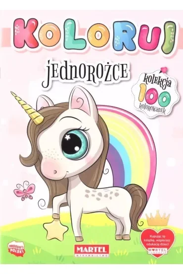 Jednorożce. Koloruj