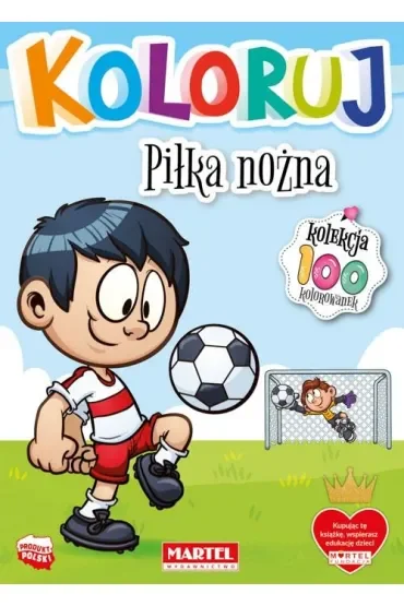 Piłka nożna. Koloruj