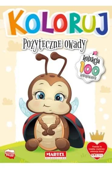 Pożyteczne owady. Koloruj