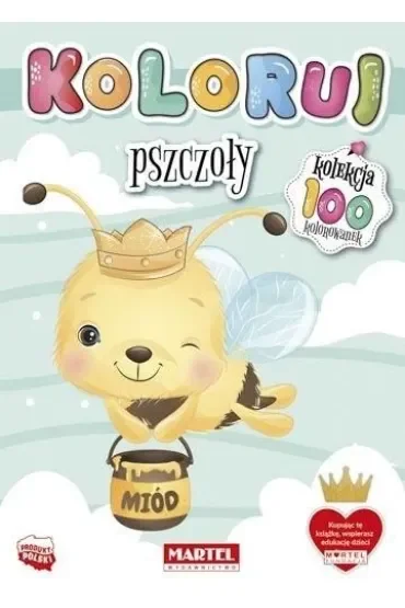 Pszczoły. Koloruj