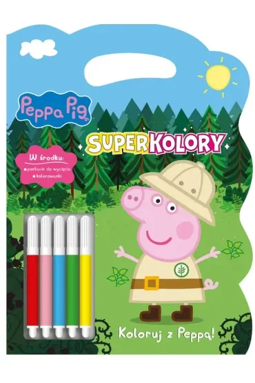 Koloruj z Peppą! Świnka Peppa. SuperKolory