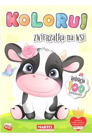 Zwierzątka na wsi. Koloruj
