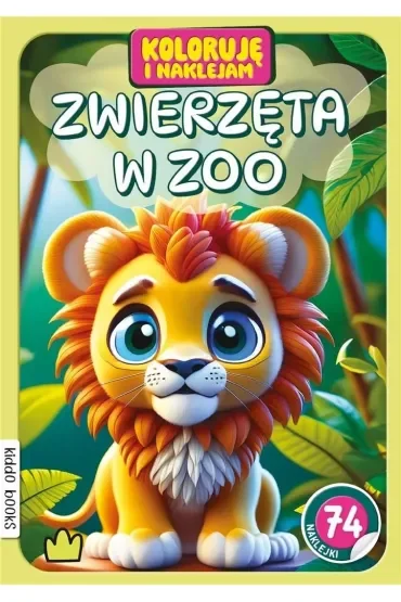 Koloruję i naklejam, Zwierzęta w zoo