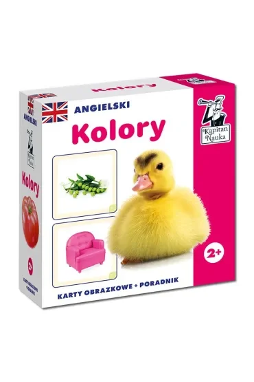 Kolory. Angielski. Karty obrazkowe i poradnik. Kapitan Nauka