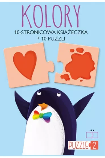 Kolory (książeczka + 10 puzzli)