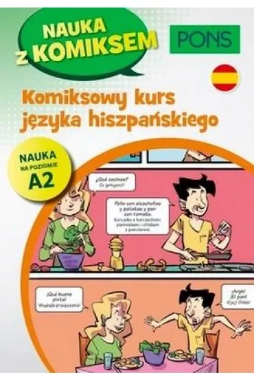 Komiksowy kurs języka hiszpańskiego Poziom A2  PONS