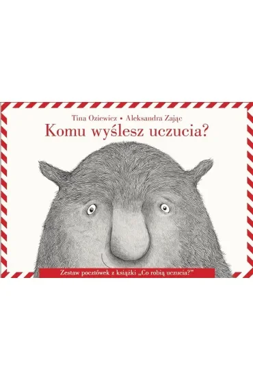 Komu wyślesz uczucia? Zestaw pocztówek z książki „Co robią uczucia?”