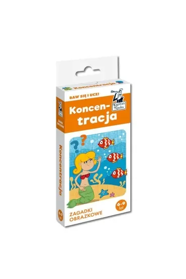 Kapitan Nauka. Koncentracja. Zagadki obrazkowe 6-9 lat