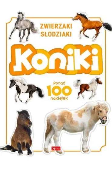 Naklejki iskierki z brokatem. Koniki