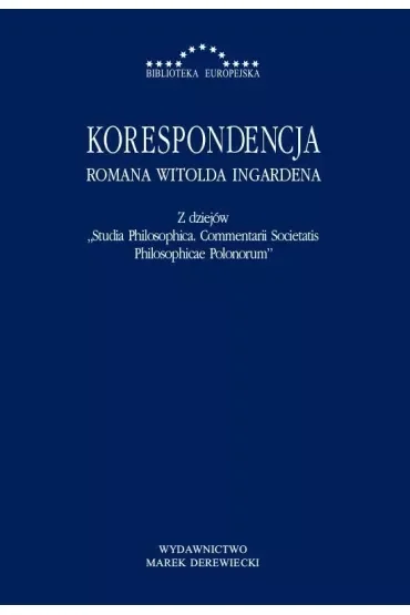 Korespondencja Romana Witolda Ingardena