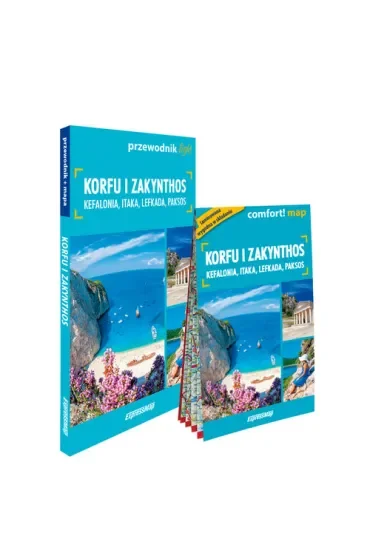 Korfu i Zakynthos zestaw przewodnikowy 2w1 light 2024