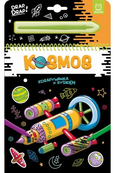 Kosmos. Zdrapywanka z rysikiem
