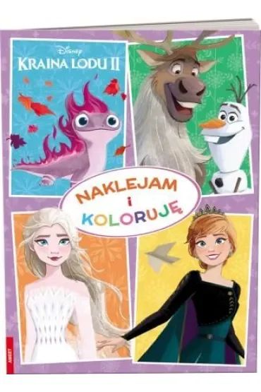 Kraina Lodu II. Naklejam i koloruję