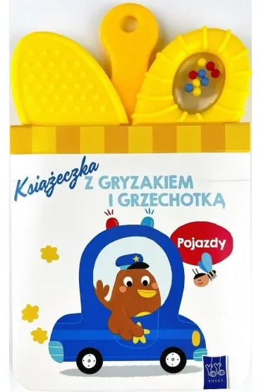 Pojazdy. Książeczki z gryzakiem i grzechotką