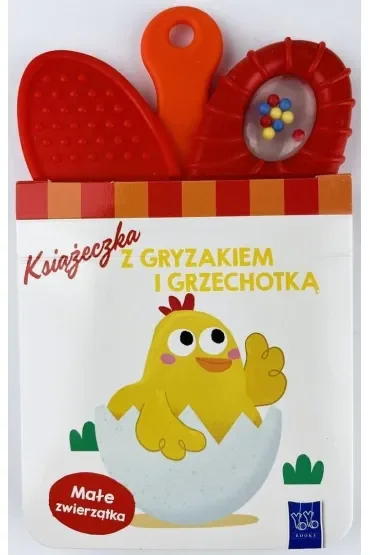 Zwierzątka. Książeczka z gryzakiem i grzechotką
