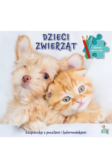 Książeczka z puzzlami Dzieci zwierząt