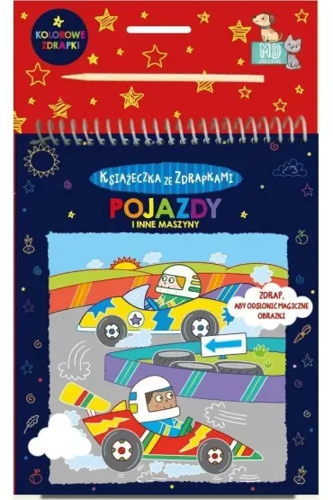 Pojazdy i inne maszyny. Kolorowe zdrapki