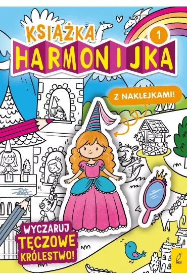 Książka harmonijka. Wyczaruj tęczowe królestwo 1
