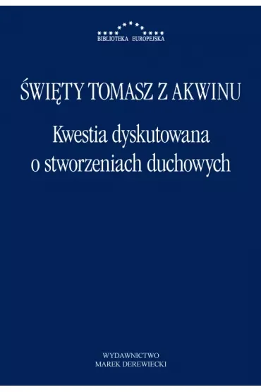 Kwestia dyskutowana o stworzeniach duchowych