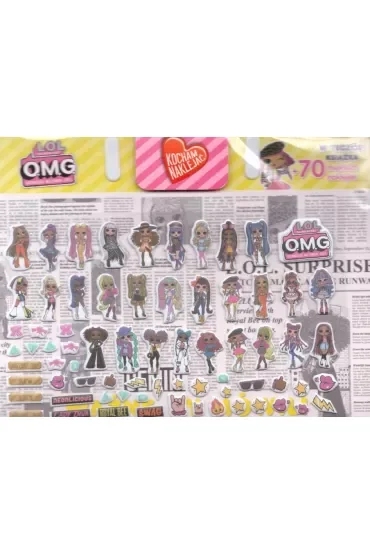 L.O.L. Surprise! OMG Kocham naklejać część 4. Ważne by mówili