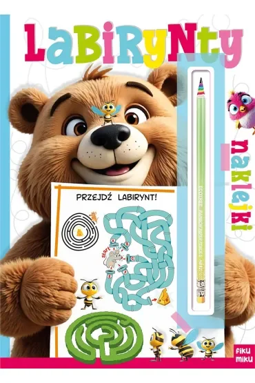 Labirynty z tęczowym ołówkiem