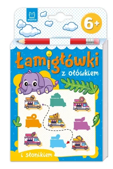 Łamigłówki z ołówkiem i słonikiem. Od 6 lat