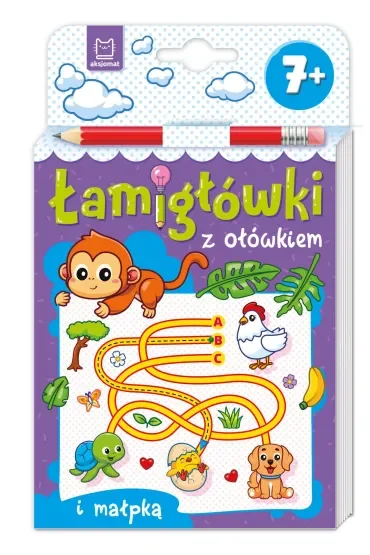 Łamigłówki z ołówkiem i małpką. Od 7 lat