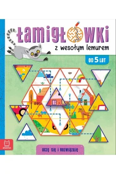 Łamigłówki z wesołym lemurem. Uczę się i rozwiązuję 5+