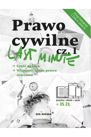 Prawo cywilne 2024 część 1. Last Minute