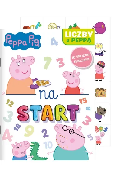Liczby z Peppą. Peppa Pig. Na start... Część 5