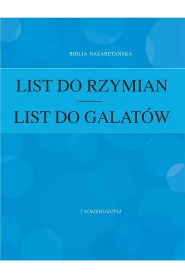List do Rzymian, List do Galatów