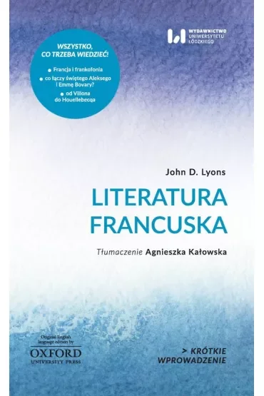Literatura francuska. Krótkie Wprowadzenie 10
