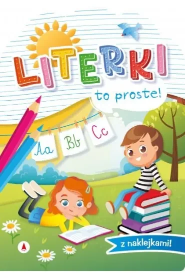 Książka edu. A4  Naklejki Literki. To proste  SKRZAT 077131