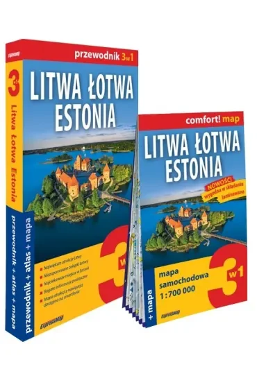 Litwa Łotwa Estonia Zestaw Przewodnikowy 3w1 2026
