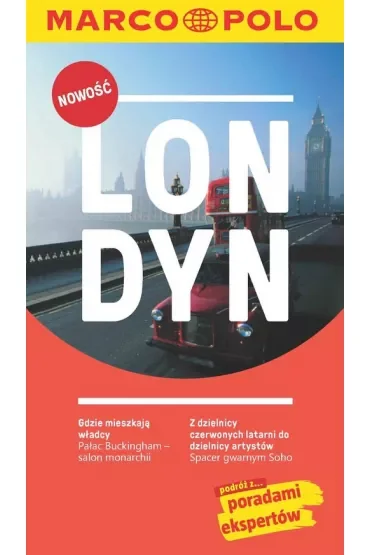Londyn. Przewodnik Marco Polo z mapą