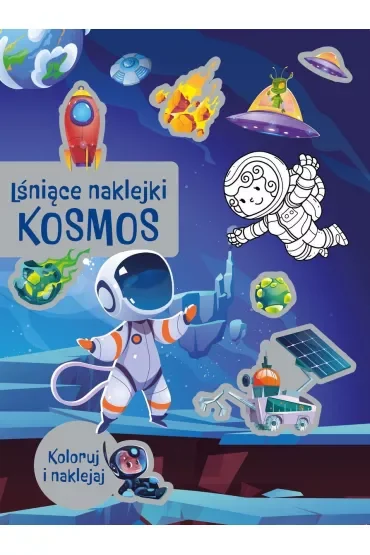 Lśniące naklejki. Kosmos