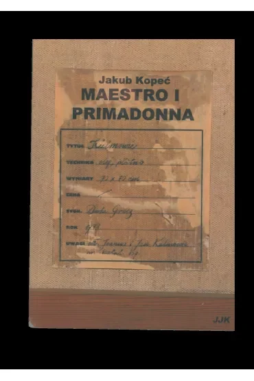 Maestro i primadonna