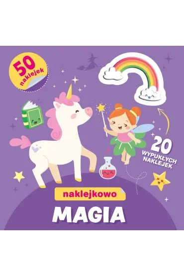 KSIAZECZKA EDUK 240X240 NAKLEJKOWO MAGIA AWM